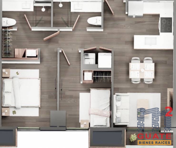$1,650.00 - Zona 14 - Apartamento en Renta - R9993 - Image 2